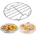 6/7/8 Inch Circular Wire Rack Cooling Rack Egg Steam Rack Stainless Steel Cooking Roasting Rack for Oven Pot Air Fryer Cake Pan. 