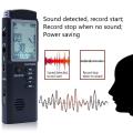 T60 Original Voice Audio Recorder 8G Time Display Recording USB Professional 96 Hours Dictaphone Digital Audio Voice Recorder. 