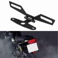 Motorbike ATV Adjustable Folding License Plate Bracket Tail Fender Eliminator License Number Plate Bracket Mount Tidy Tail. 