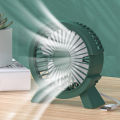 4 Inch Portable Electric Fan USB Input Table Fan Mini Desktop Fan Summer Mute Air Cooler PC Connection for Home Office School. 