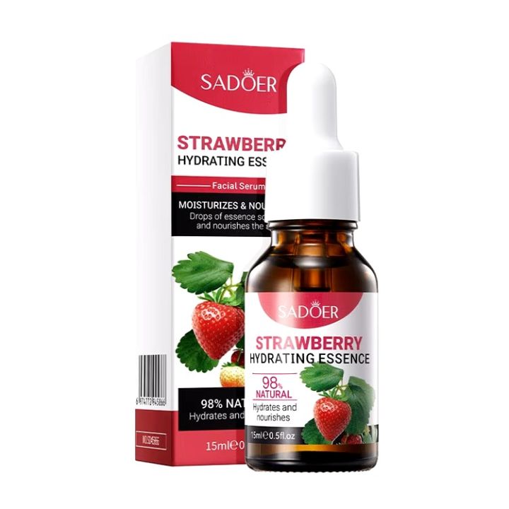 SADOER Strawberry Hydrating & Moisturizing Facial Serum- 15ml