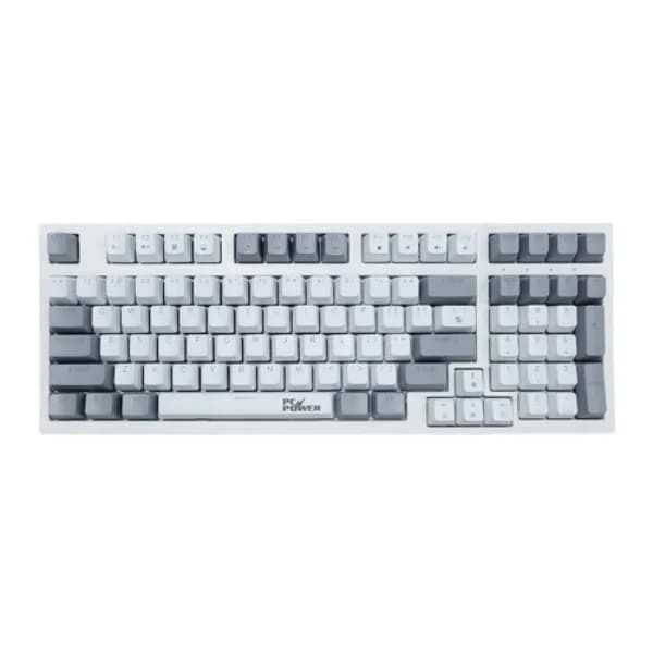 Pc Power K98 RGB White Wired Mechanical Gaming Keyboard