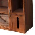 Desktop Storage Cabinet with Door Counter Rack for Bedroom Pantry Livingroom. 