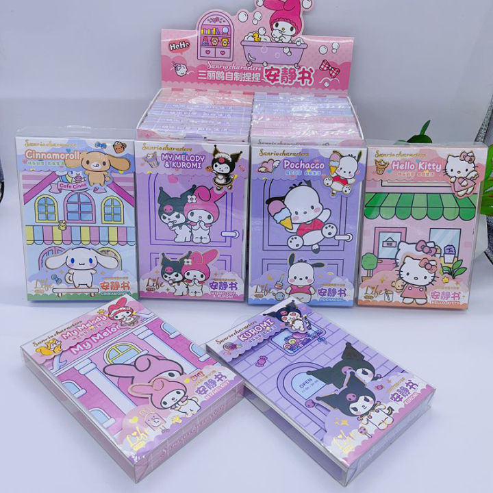 %E3%80%90Limited%20Time%20Only%E3%80%91%20Pochacco%20Kulomi%20Quiet%20Book%20Cute%20My%20Melody%20Cartoon%20Hello%20Kitty%20Sticker%20Games%20Funny%20Gift%20Decompress%20DIY%20Kids%20Toys%20-%20Image%203