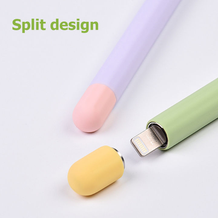 Pencil%20Case%20For%20Apple%20Pencil%201st%202nd%20Generation%20For%20iPad%20Apple%20Pencil%201%202%20Stylus%20Pen%20Protective%20Soft%20Silicone%20Cover%20Accessories%20-%20Image%203