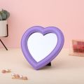 2023Mini Love Makeup Mirror Desktop Makeup Mirror Wall Mount Dual Purpose Makeup Mirror Decorate Christmas Heart-shaped Mirror. 