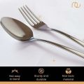 Fork & Table Spoon Set - 12Pieces/Tea+Kata (Sweet/Misty) Spoon Set 24p Stain??/ Tea Spoon Set / Fork & Table Spoon Set / Spoon Sets / Cutlery Set / চামচ সেট ???.