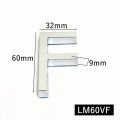 【Exclusive Online Deals】 5.8cm 3d Black House Door Number Plate Home Number Street Mailbox Number Numbers Flat Number Hotel Number Outdoor Door.