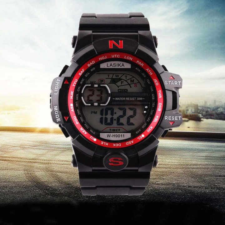 Lasika Shock Resistant Mens Watch Waterproof Sports Digital Watches, Waterproof And Wrist Watch For Men-Multicolor - Watch - Watch For Men