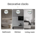 Rustic Wall Clocks Battery Operated, Silent Non Ticking Wooden Coastal-Each Clock Home Decor. 