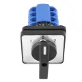 3 Positions On-Off-On Changeover Control Rotary Cam Switch 20A. 