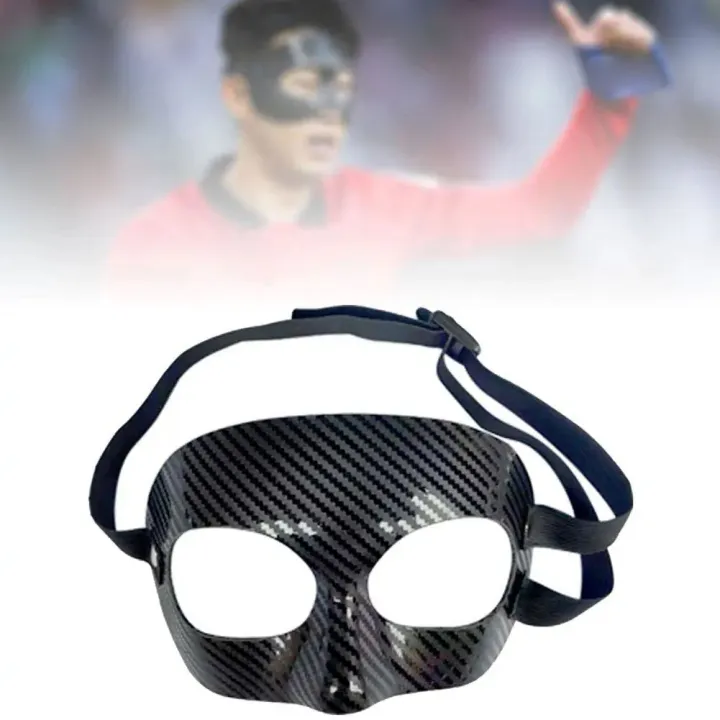 1 Pcs Football Face Mask Nose Guard Face Shield Sports Face Mask Face Shield Protects Adjustable Face Mask Cycling Mask