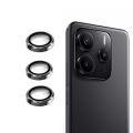Camera Lens Protector Glass For Xiaomi Redmi Note 14 4G/Note 14 5G Metal Ring Aluminum Alloy Camera Lens Screen Cover.