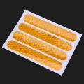 Front Rear Wheel Cover Protective Shell Reflective Sticker for Ninebot Max G30 Scooter Accessories 12PCS, Yellow.