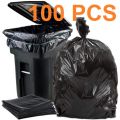 BLACK (24" X18") 100PCS Trash Bag / Poly Bag / Garbage Bag / Moyla Felar Bag / Polibag. 