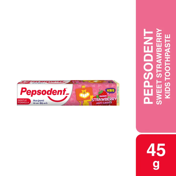 Pepsodent%20Kids%20Toothpaste%20Sweet%20Strawberry%2045g%20-%20Image%202