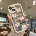 Case For Infinix Smart 6 5 Hot 11S 10 10S 11 9 Play Hot 10 Play Phone Casing Tulip Flower Make Up Mirror Pink Bowknot Soft Silicone Cover Lens Protection Shockproof Fashion. 