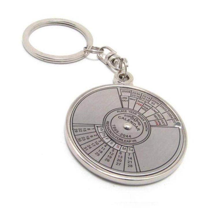 Key Ring With 50 Year's Calendar