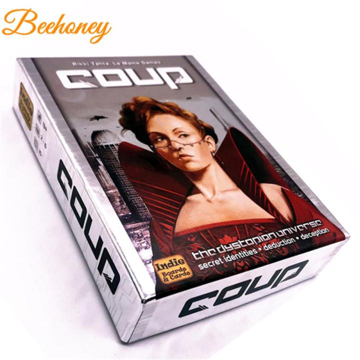 Coup English Board Game Fun 2-6 People Card Game For Holiday Party Family Gathering