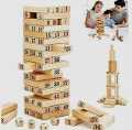 Wood Toys Jenga Multiplayer Game Stacko Block Bricks Folds High Tumbling Tower Classic Stacking Game Toy.