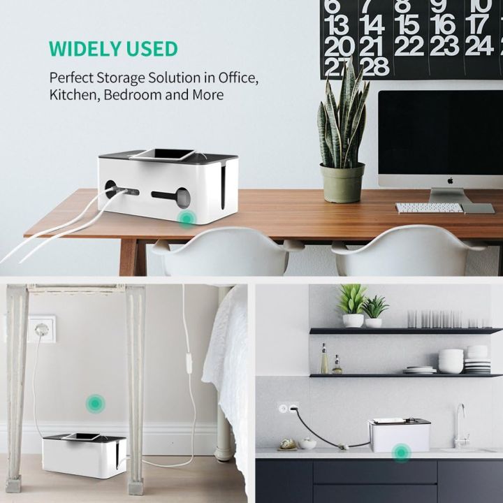 UGREEN%20LP110%20Universal%20Cable%20Management%20Box%20Small/Large%20Size%20-%20Ugreen%20Smart%20Power%20Socket%20Container%20Premium%20-%20green%20Wire%20Line%20Storage%20Box%20Prevent%20Children%20touch%20-%20Image%208