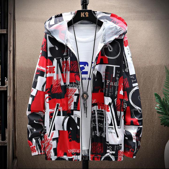 Men's Sun Protection Clothing Summer UV Protection Wind Shield Coat Male Student Thin Jacket Breathable Fishing Sun-Proof Clothes