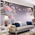 Custom 3D Wall Mural Modern Rose Flowers Wallpaper Living Room TV Sofa Bedroom Romantic Home Decor Papel De Parede Sala Frescoes.