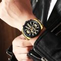 CURREN Luxury Quartz Wristwatch Men Sport Watches 8336 Stainless Steel Band Chronograph Clock Male Waterproof. 