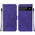 Business Phone Case For Google Pixel 6 Pro Case Skin Feeling PU Leather Flip Case With Card Slot Bracket Shockproof Design.