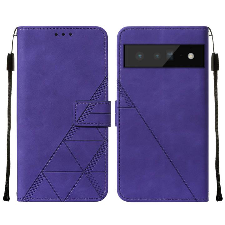 Business Phone Case For Google Pixel 6 Pro Case Skin Feeling PU Leather Flip Case With Card Slot Bracket Shockproof Design