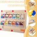 Magnetic Color And Number Maze, Wooden Ice Cream Train Puzzles Toys.