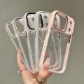 HOCE Transparent Phone Cases For iPhone 11 12 13 14 15 16 17 Pro Max 14 15 16 Plus 17 Air Case Plating Camera Frame Soft Bumper Clear Hard Back Cover. 