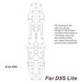 Car Bottom Plate Carbon Fiber Aluminum Upgrade Kit Compatible For 3racing D5s Lite 1:10 Drift Rc Car.