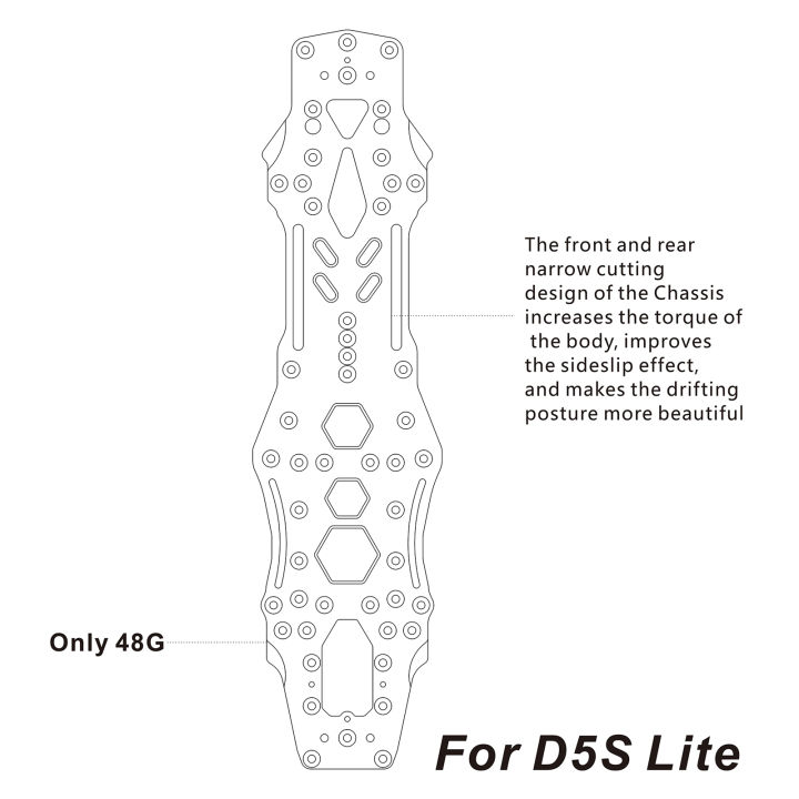 Car%20Bottom%20Plate%20Carbon%20Fiber%20Aluminum%20Upgrade%20Kit%20Compatible%20For%203racing%20D5s%20Lite%201:10%20Drift%20Rc%20Car%20-%20Image%203