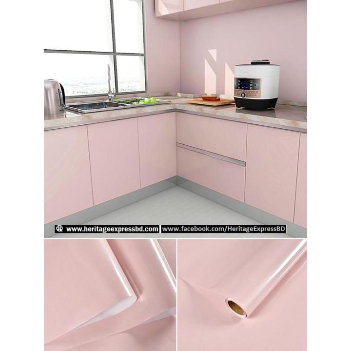 Self-adhesive%20Wallpaper%20Waterproof%20Pvc%20With%20Glue%20Plain%20Wall%20Stickers%20Solid%20Color%20Renovation%20Background%20Sticker%20For%20Home%20Bedroom%20Living%20Room%20Pink%20Color%20(60x150CM)%20-%20Image%202