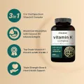 NatureBell Vitamin K Complex, K1 + K2 (MK-7 & MK-4) 2,600mcg Per Serving, 300 Coconut Oil Softgels | Max Absorption – Full Spectrum K Vitamins Supplement | Heart & Bone Support | Non-GMO. 