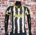 Juventus Home Jersey 23/24 Season Premium Quality Short Sleeves Football Jersey.