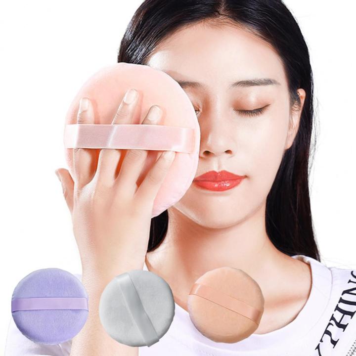 Soft Cosmetic Sponge Puff Makeup Foundation Sponge Round Shape Facial Face Body Loose Powder Puff Large Size