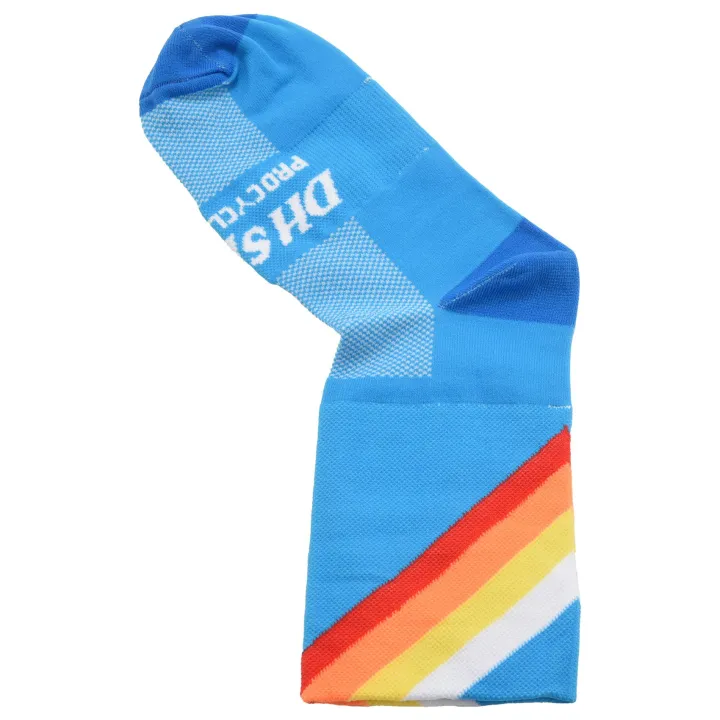 DH%20SPORTS%20Pro%20Sports%20Socks%20Windproof%20Tall%20Cycling%20Socks%20Blue%20-%20Image%205