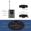 Speech Wireless Microphone Lapel Headset Mini Portable Receiver Transmitter UHF Professional Public Speaking Plug And Play. 