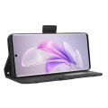 Vantime for Vivo V29 v29e 5G PU leather soft TPU wallet case multi cards clip flip cover.