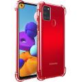 For Samsung Galaxy A21S Soft TPU Back Cover Clear Transparent.