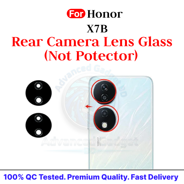 For Honor X7B Camera Main Glass Lens Replacement Part