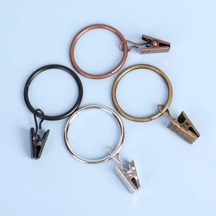 10Pcs/Set%20Curtain%20Rings%20Clips%20Metal%20Decorative%20Rustproof%20Drapery%20Window%20Curtain%20Hanging%20Ring%20Hook%20Clothes%20Clip%20Hanger%20-%20Image%208