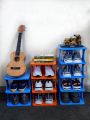 Multi-functional Simple folding shoe rack for the entrance, multi-storey household entrance, corridor, narrow dormitory foldable shoe rack. 