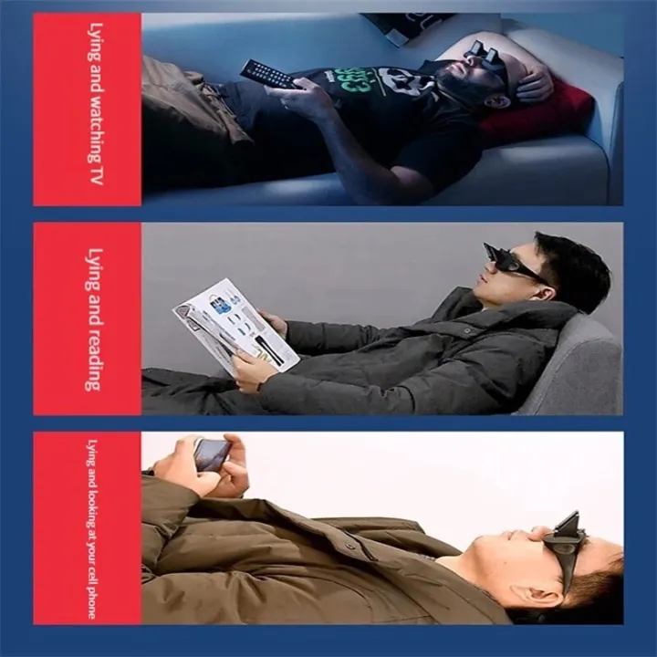 YURERSH%20Funny%20Lazy%20Man%20Glasses%20Men%20Women%20Children%20Lying%20Down%20TV%20View%20HD%20Comfortable%20Reading%20Glass%20Lenses%20Refractive%20Glasses%20Y21%20-%20Image%204