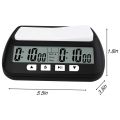 Chess Clock, Digital Chess Timer & Game Timer, 3-In-1 Multipurpose Portable Professional Clock Black. 