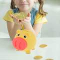 Money Bank, Cute Money Box, Cash Container Box Decoration Unbreakable Lightweight Coins Saving Pot Coin Bank, Piggy Bank, for Kids Boys. 