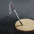 Anime Bleach Kurosaki Ichigo Sword Keychains Hitsugaya Toushirou Katana Weapon Pendant Keyring Jewelry Metal Key Chain Trinket. 