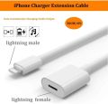 Lightning Extension Cable Charging Sync Data Cable For iPhone 13 13 Pro Max 12 11 XS Max XR X 8 7 6 Plus 5 5S iPad iPod and More.